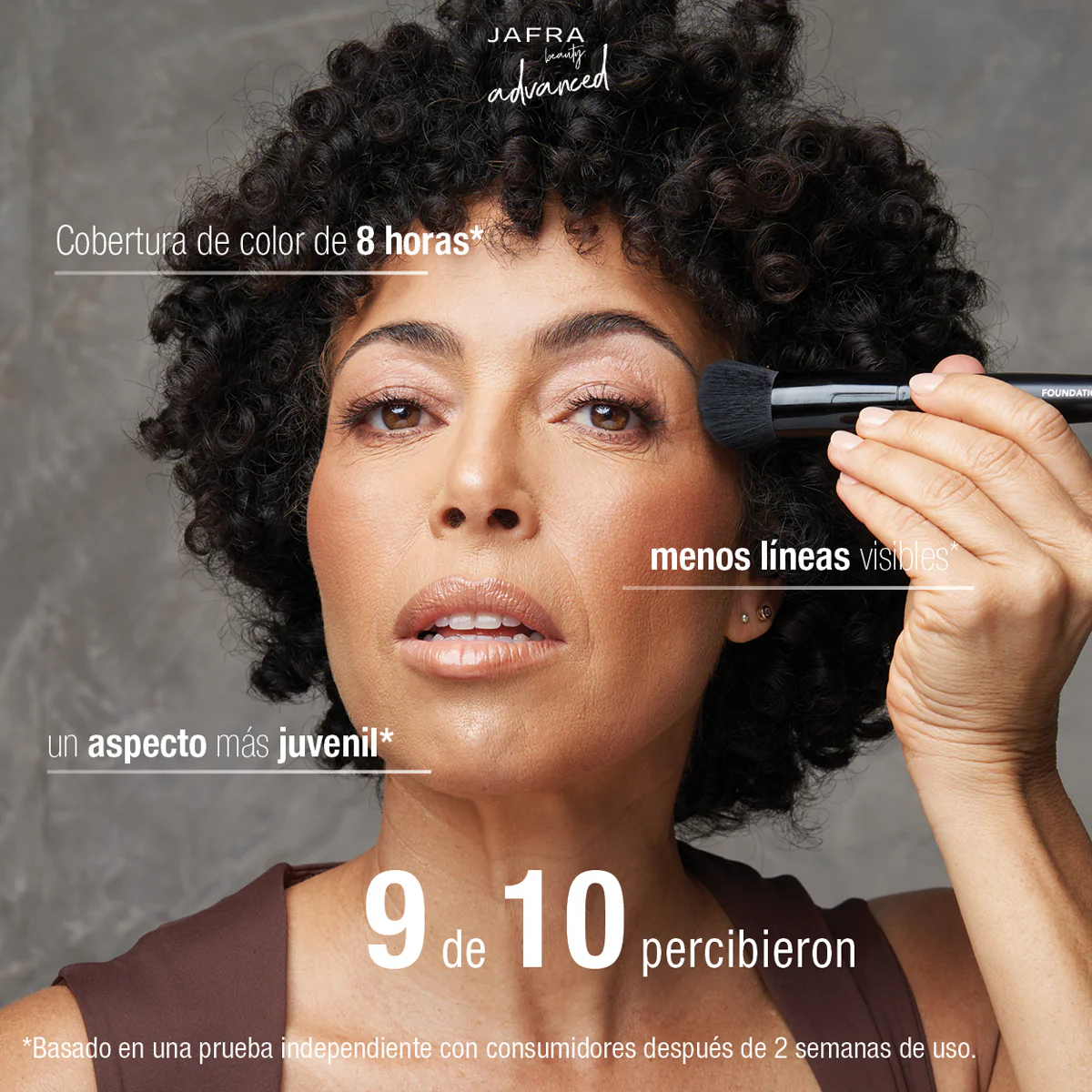 Advanced Silk Moisturizing Serum Foundation Sunscreen Broad Spectrum SPF 15 - Image 5